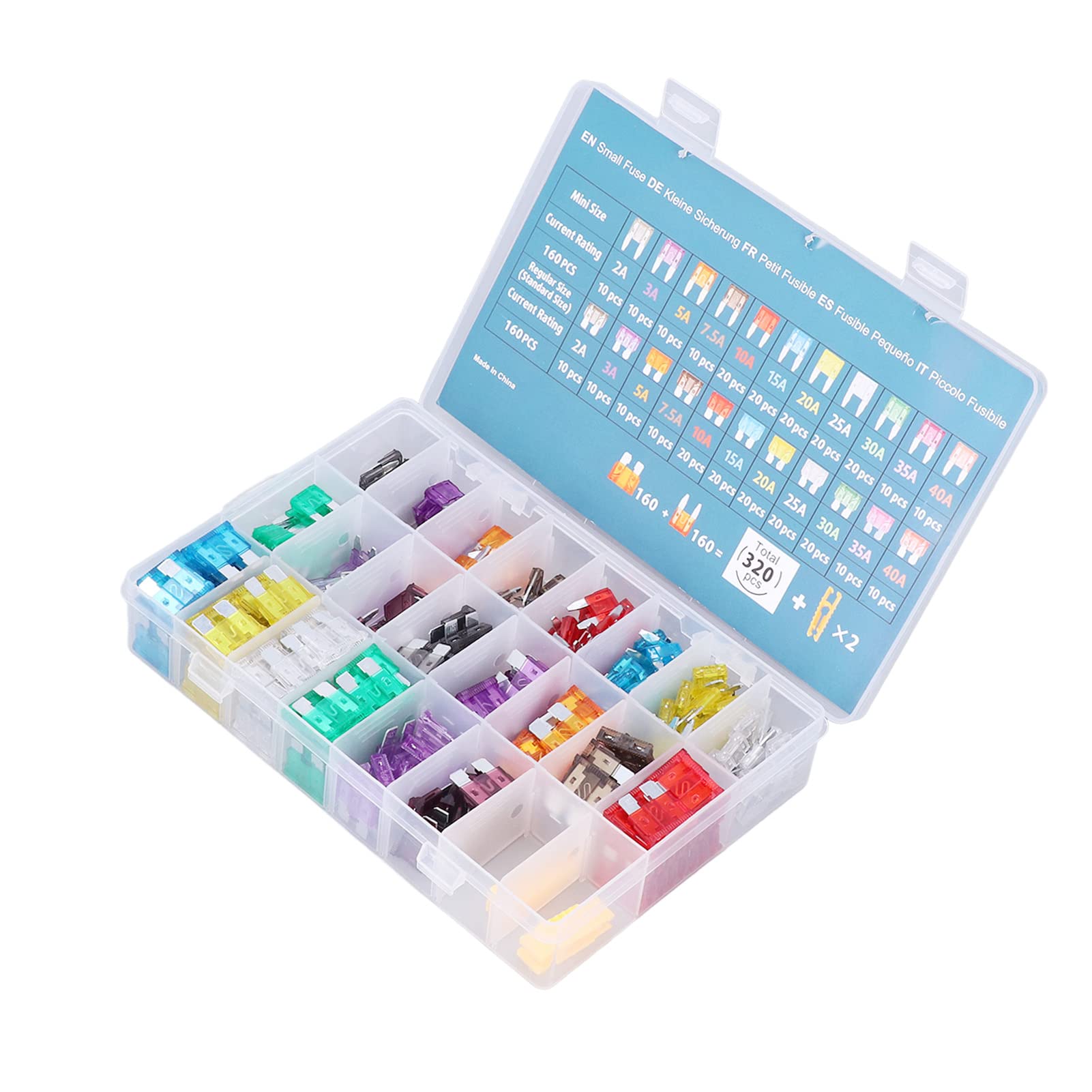 Tissting Kit Fusibles Lame Voiture 320 Pièces 2A-40A