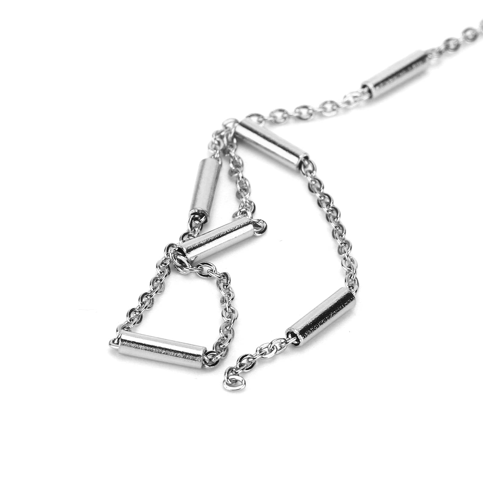 Tissting Chaîne Acier Inoxydable 5 m Argent DIY Bijoux