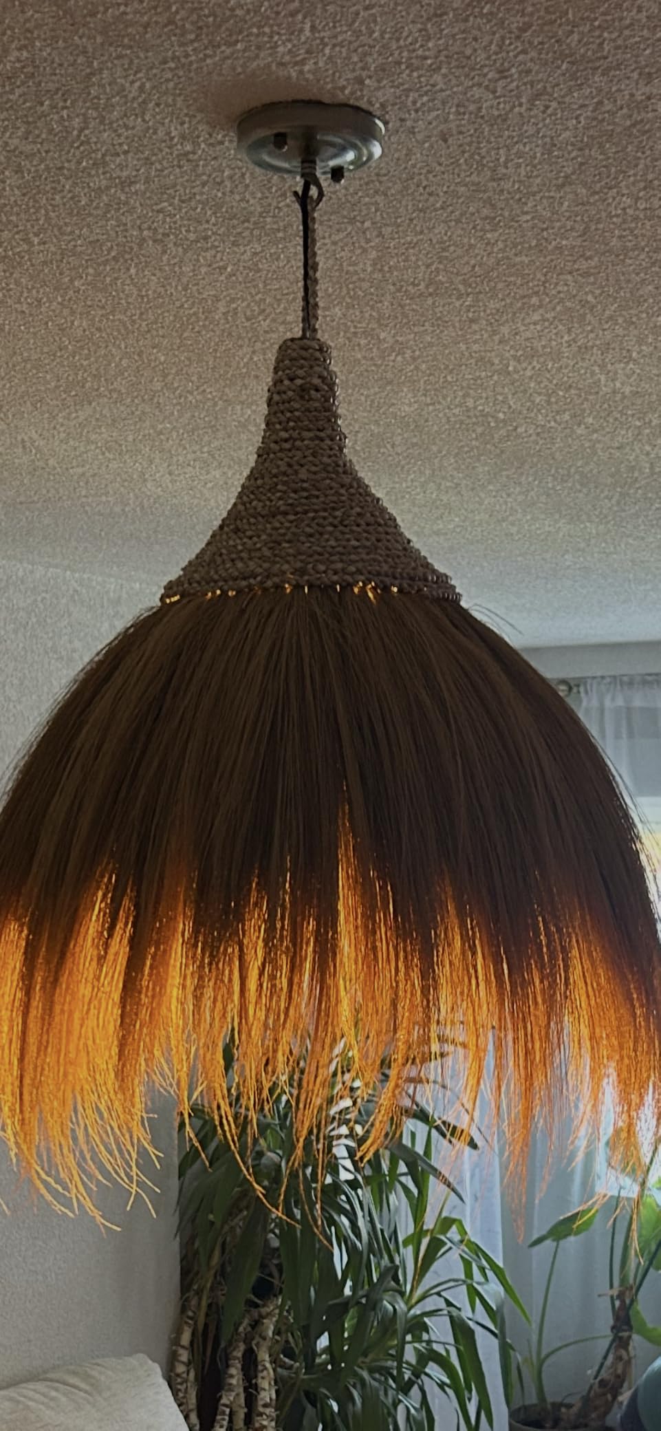 Tissting HOME DECORATION rosace plafond bronze 2 pièces crochet