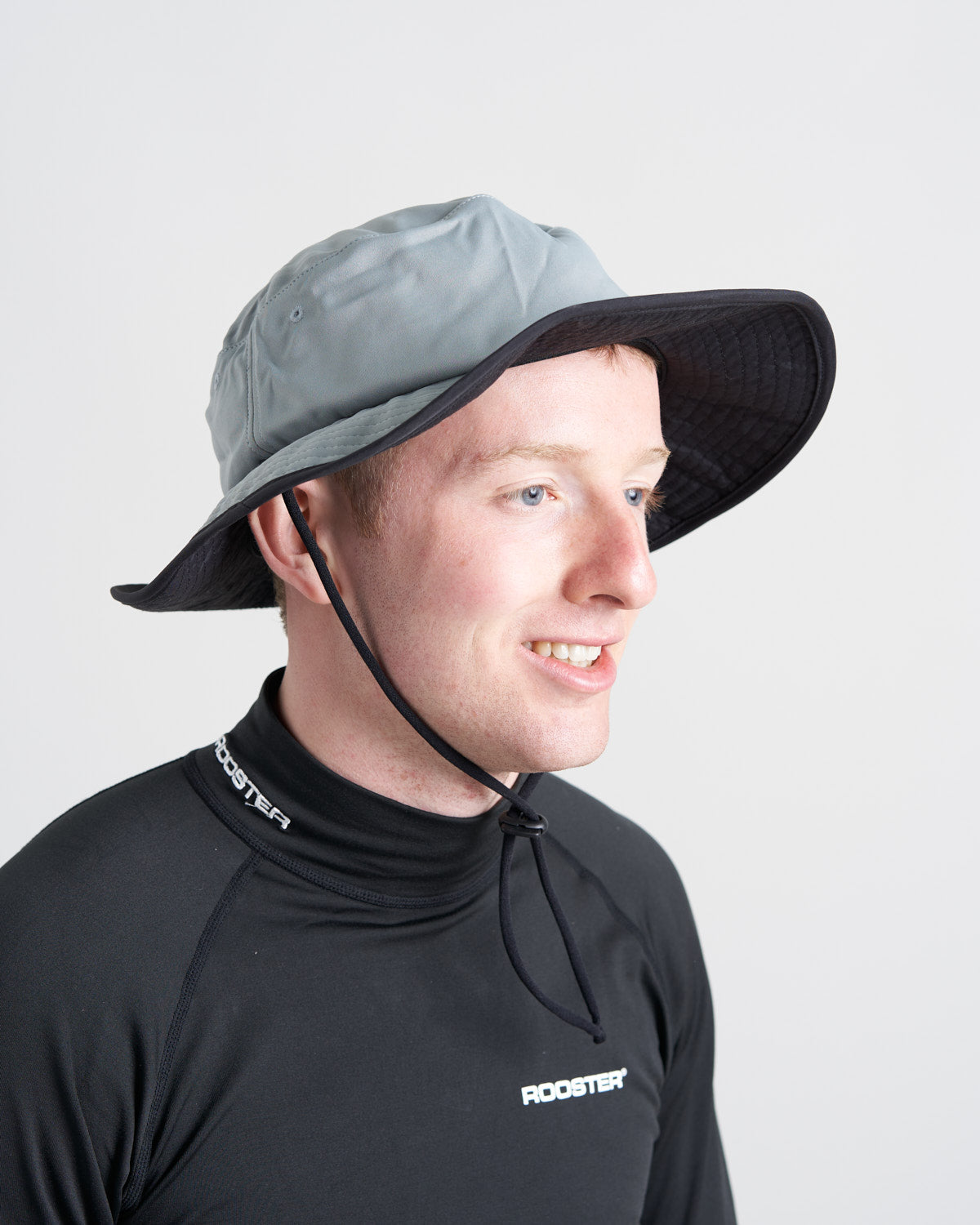 Rooster chapeau large bord UV vert armée S/M