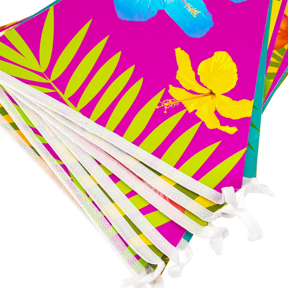 FEPITO Bannière hawaïenne tropicale 2 x 3 m fête
