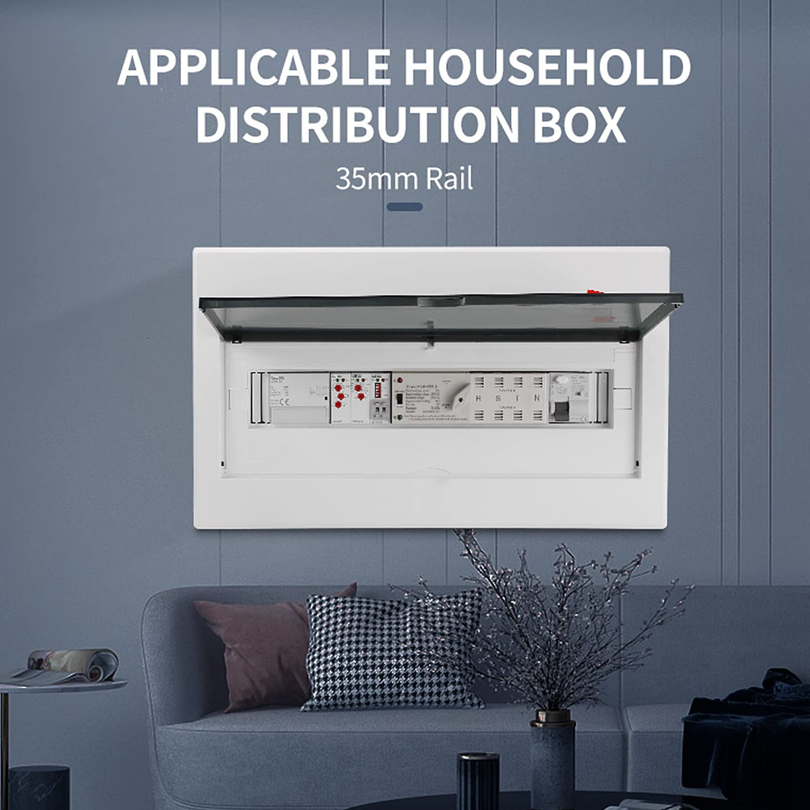 Jadeshay commutateur transfert automatique 4P 100A rail DIN