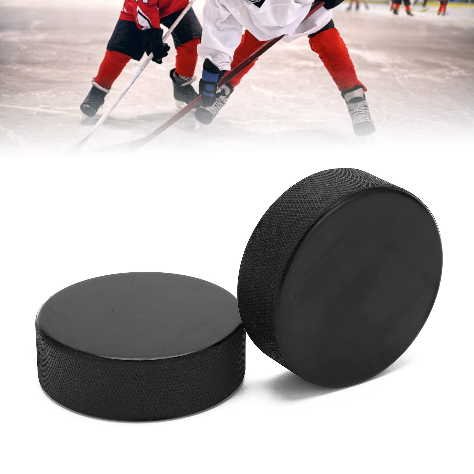 Tissting OUTDOOR Lot 2 Palets Hockey sur Glace Caoutchouc