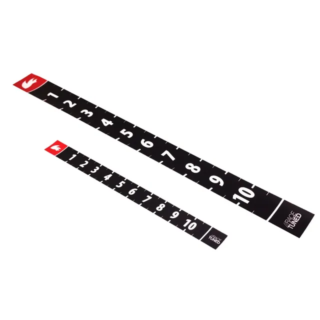 Rooster Merchandise sticker calibration gradué 29x3cm vertical