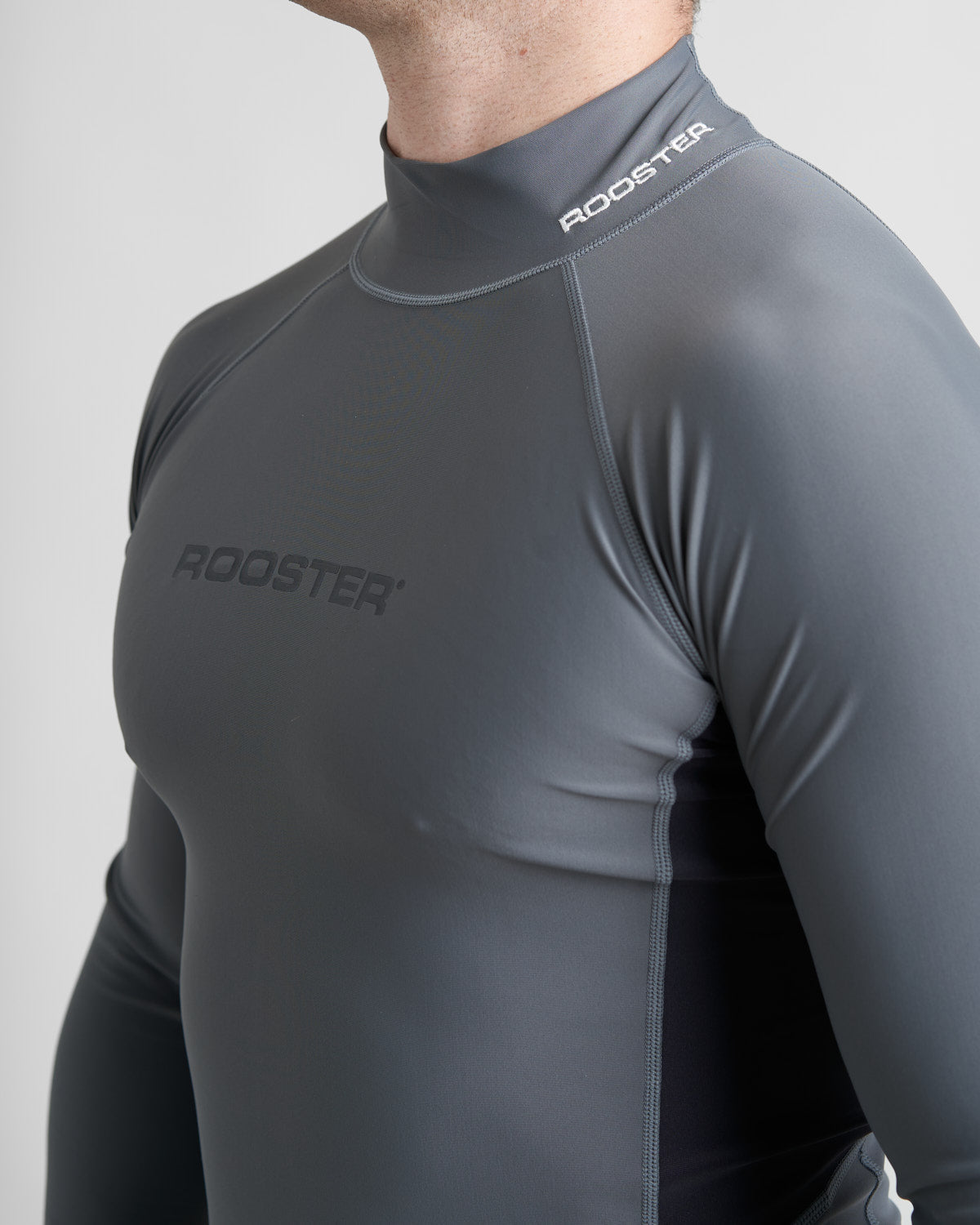 Rooster UV Rash Top lycra manches longues graphite