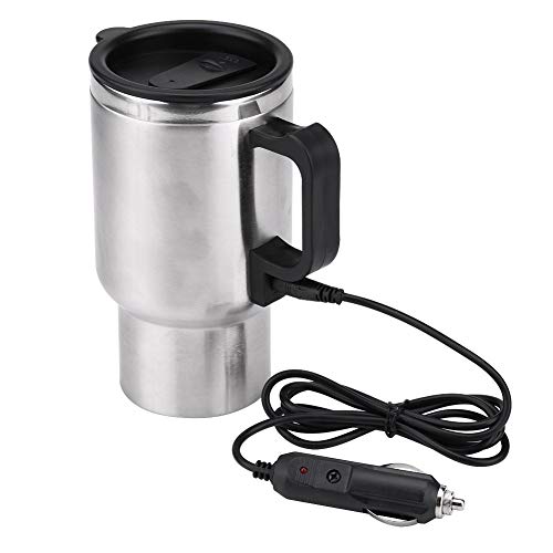 Jadeshay Articles Ménagers bouilloire voiture 12V 65°C 750 ml inox