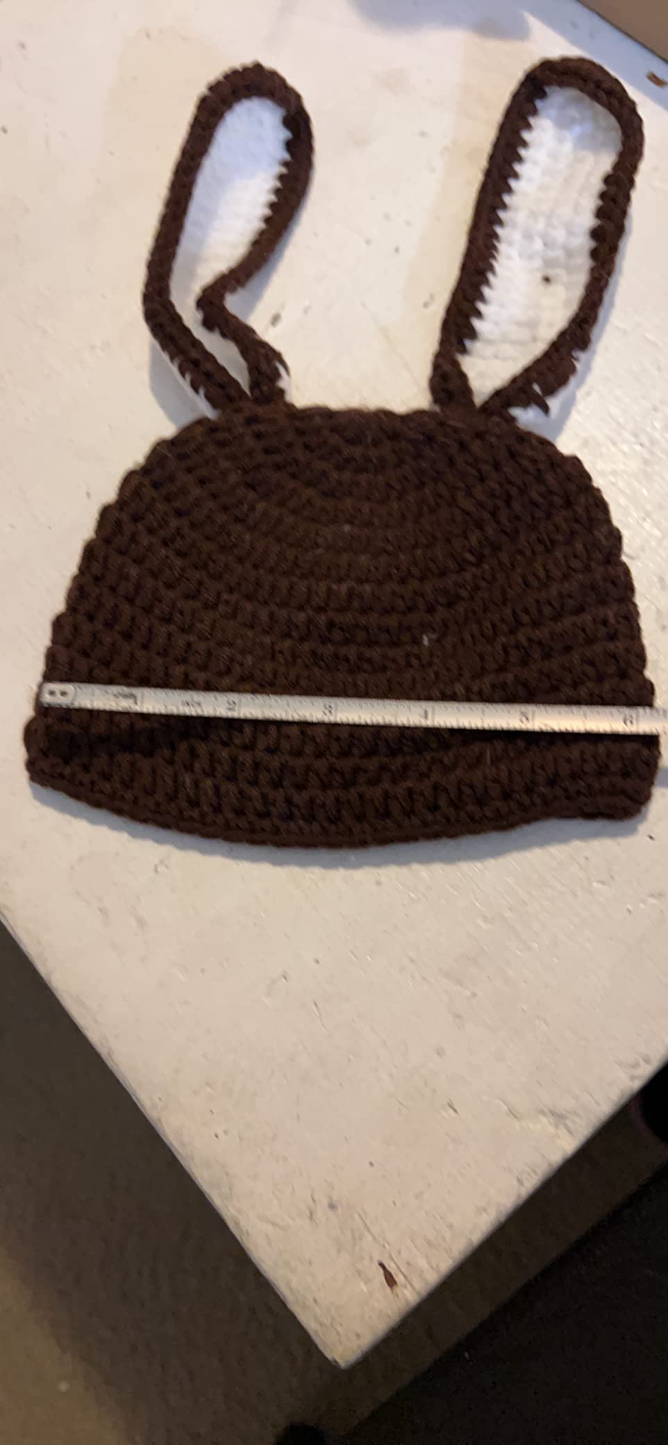 FEPITO Lapin Pâques Costume Bébé Crochet Bonnet + Short