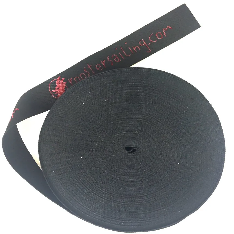 Rooster Webbing sangle noire 50 mm au mètre