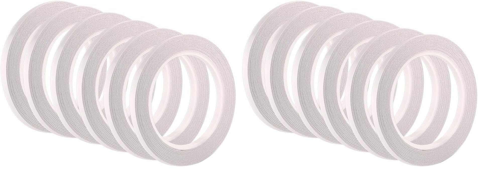 Fepito 6mmx25m Ruban Adhésif Double Face Lot de 6