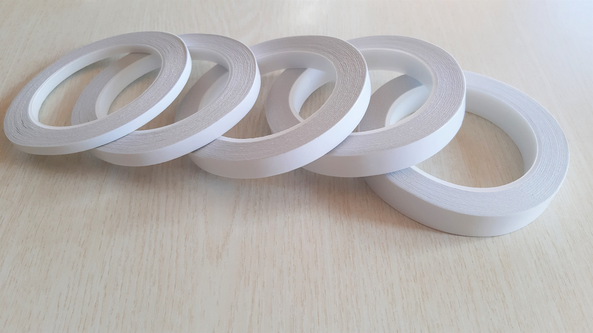 FEPITO Adhesive Tapes ruban double face 5 rouleaux 25 m