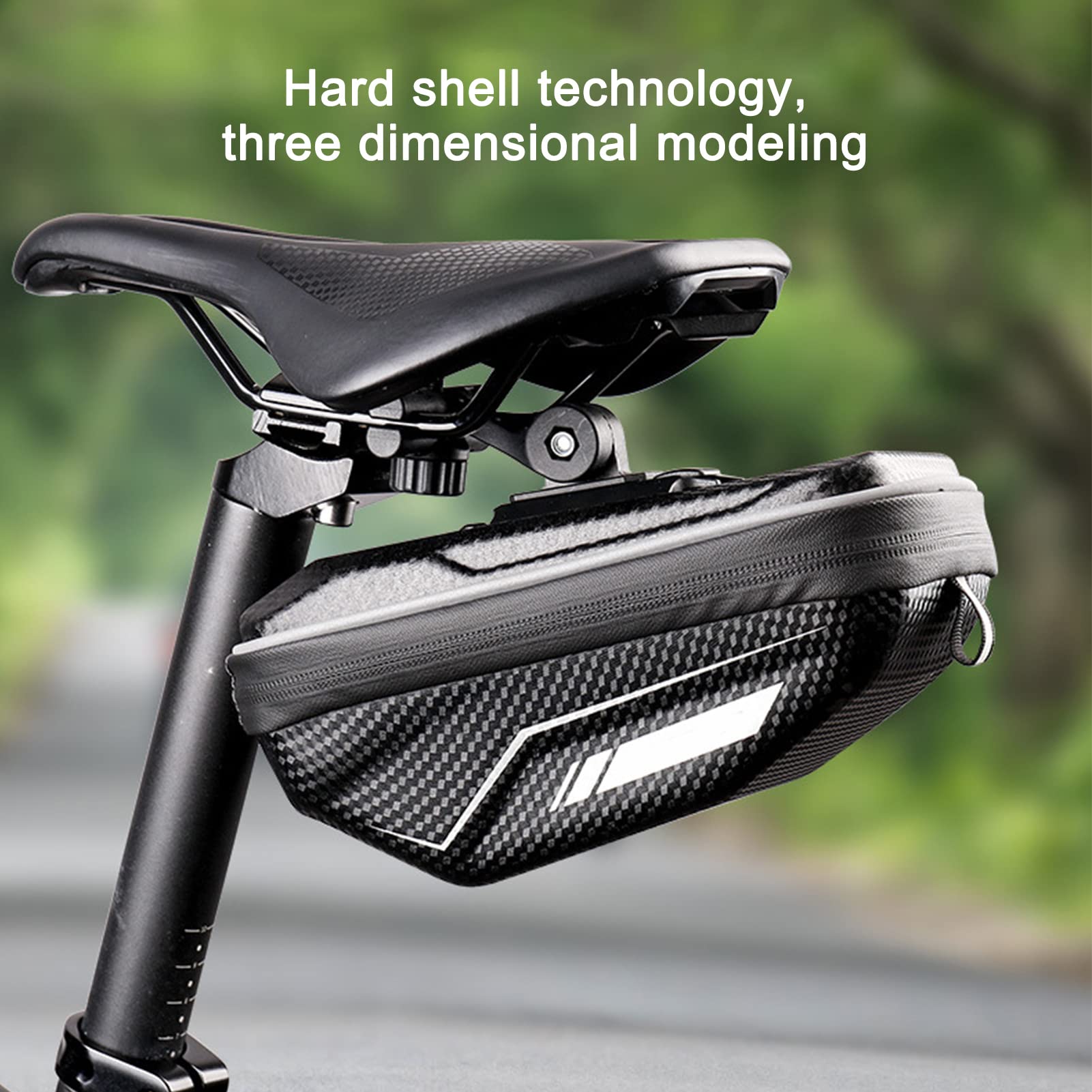 Tissting Outdoor sacoche selle vélo EVA noir étanche