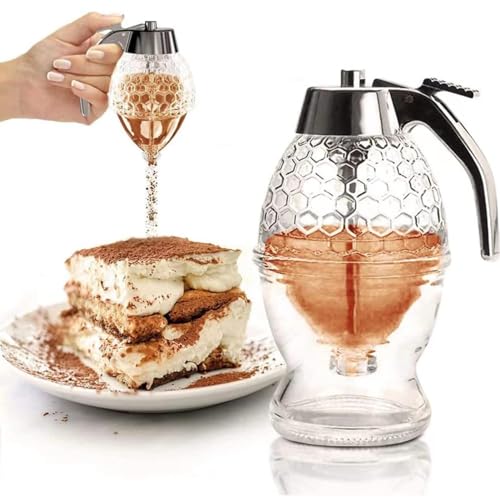 Jadeshay Articles Ménagers distributeur miel 200 ml transparent