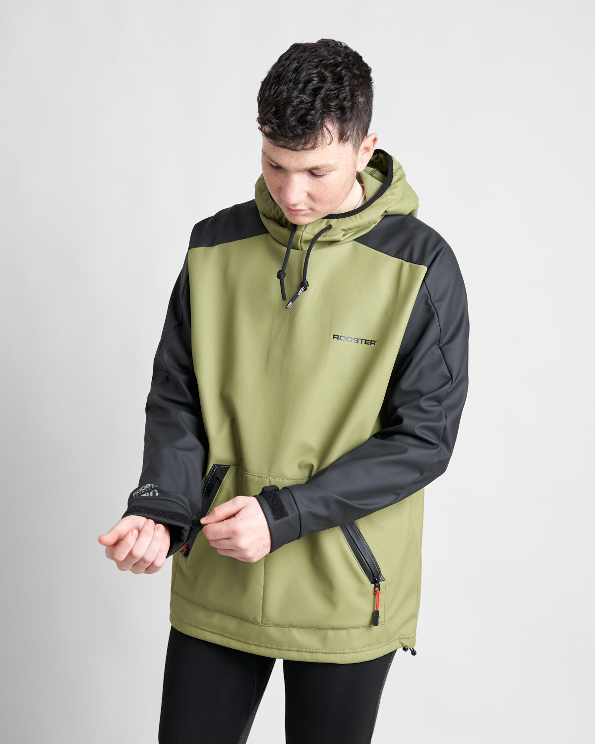 Rooster Aquafleece Hoodie sweat capuche gris