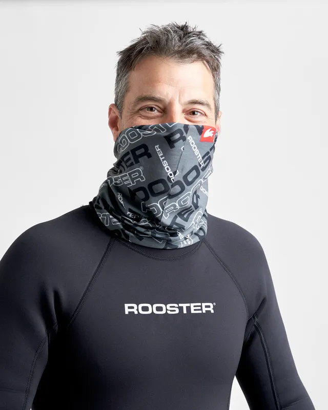 Rooster Sailing Hats tour de cou anti-UV graphite polyester recyclé
