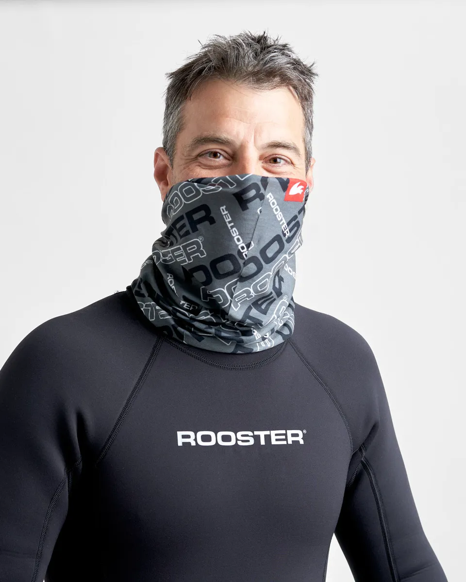 Rooster Sailing Hats tour de cou anti-UV graphite polyester recyclé