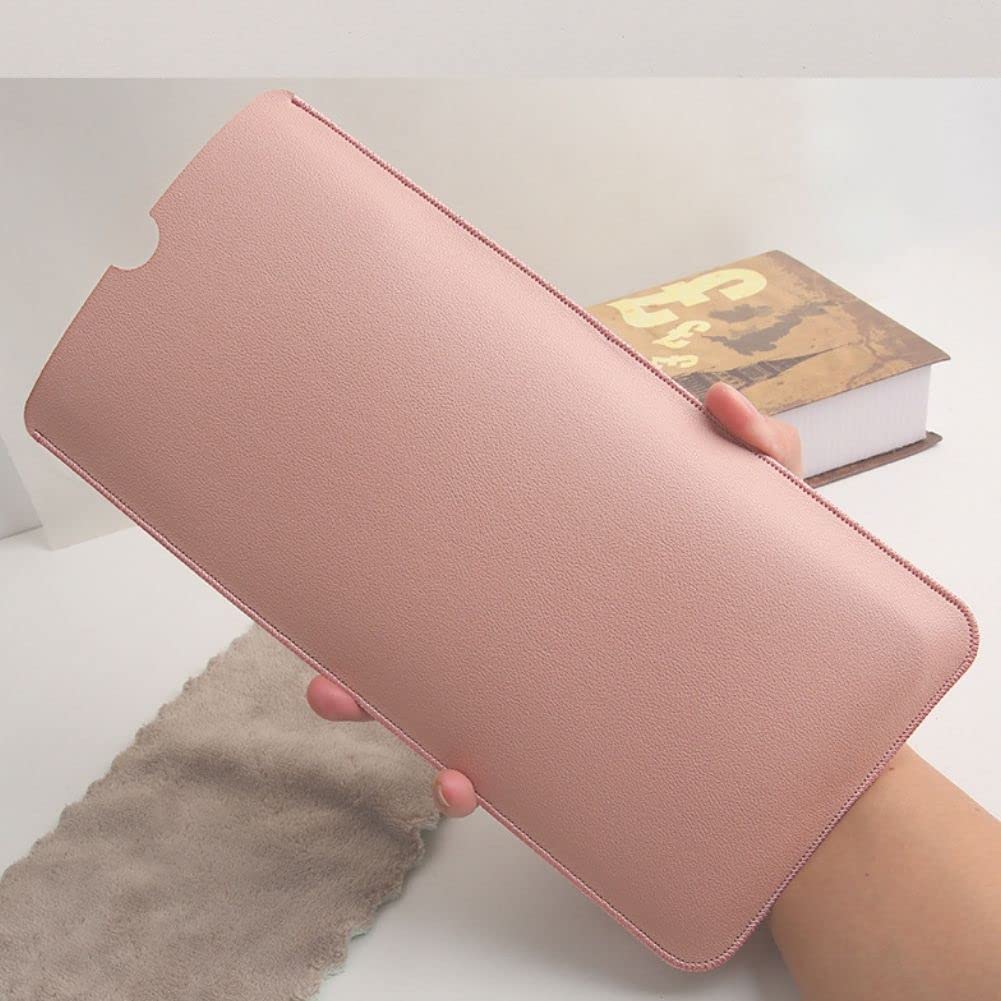 Ejoyous housse clavier K380 rose similicuir