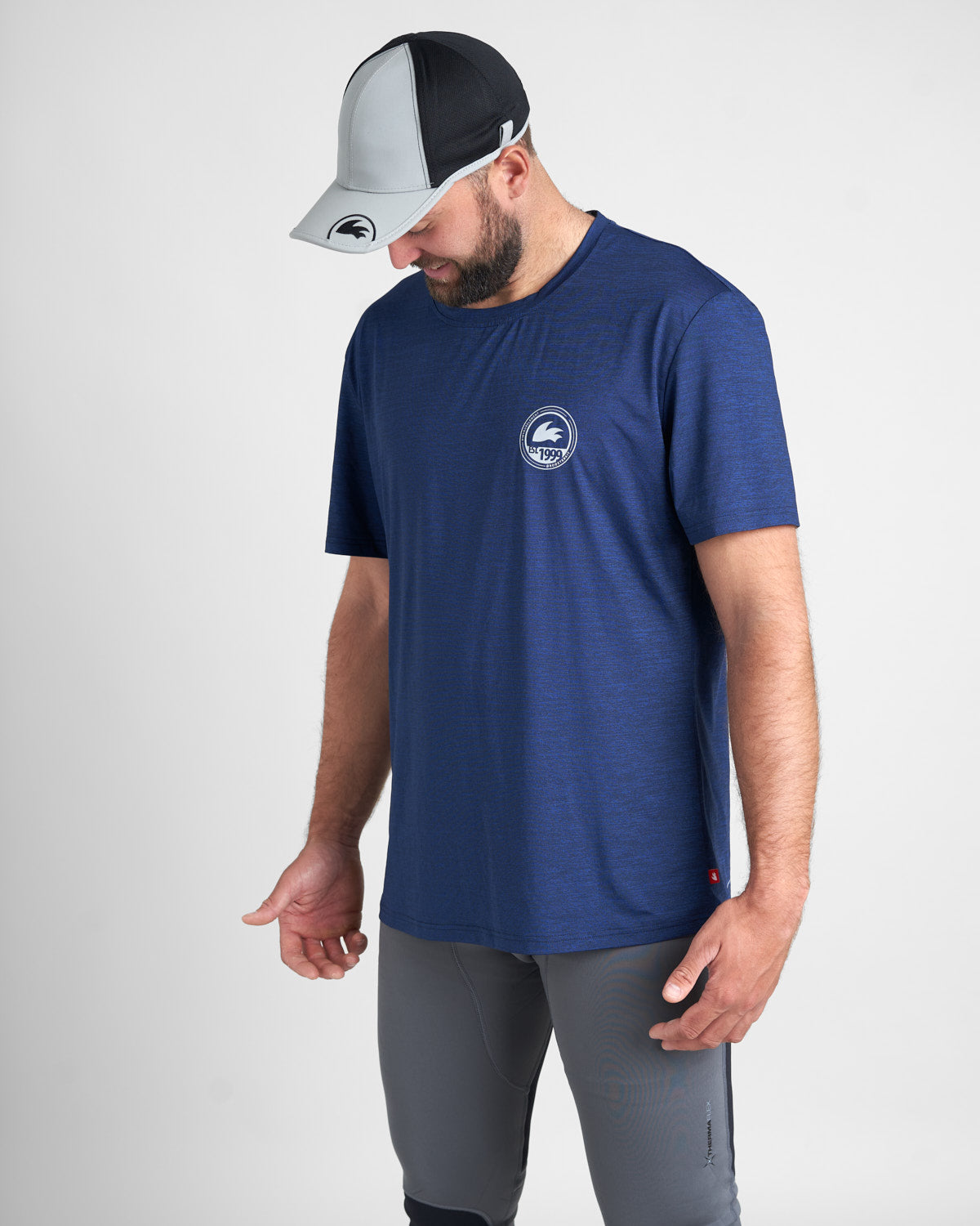 Rooster T-Shirt homme technique gris polyester recyclé