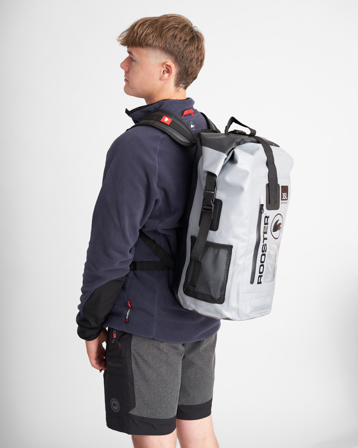 Rooster Bags Backpacks Dry Backpack sac étanche gris 35L
