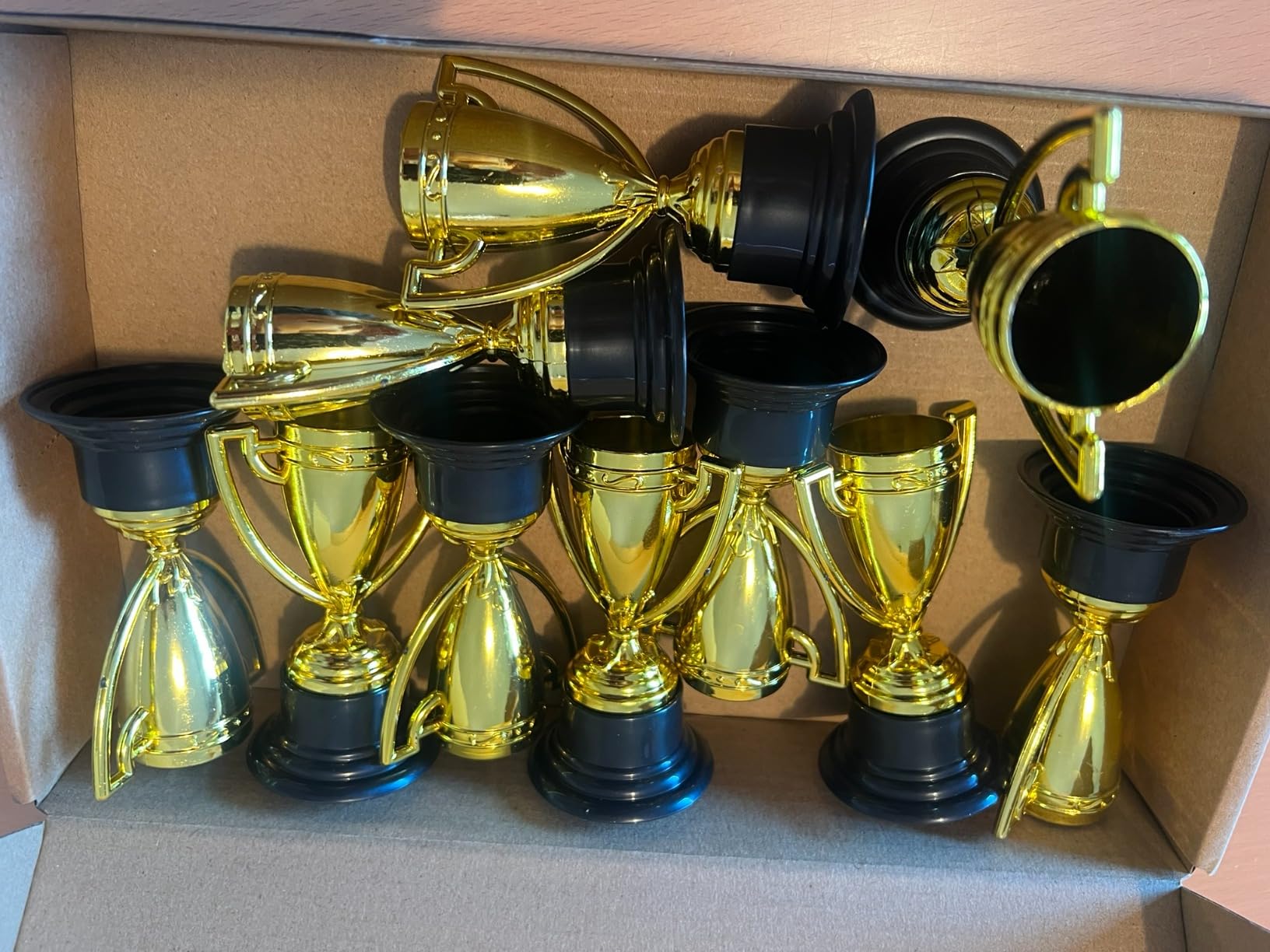 FEPITO Party Decorations trophée et médaille or 50 pièces