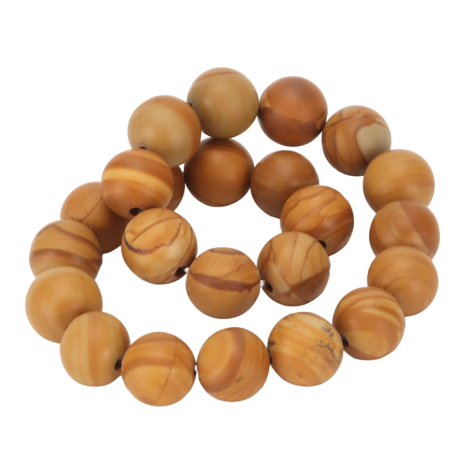Tissting Bracelet Perles 8 mm Pierres Unisexe Lot de 3