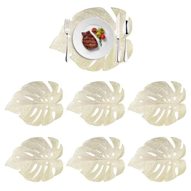 Tissting Home Decoration set 6 sets table doré 33x45