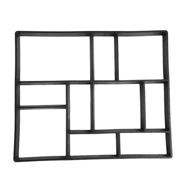 Ejoyous Garden moule pavage béton plastique 60x50 cm noir