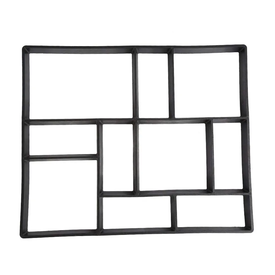 Ejoyous Garden moule pavage béton plastique 60x50 cm noir