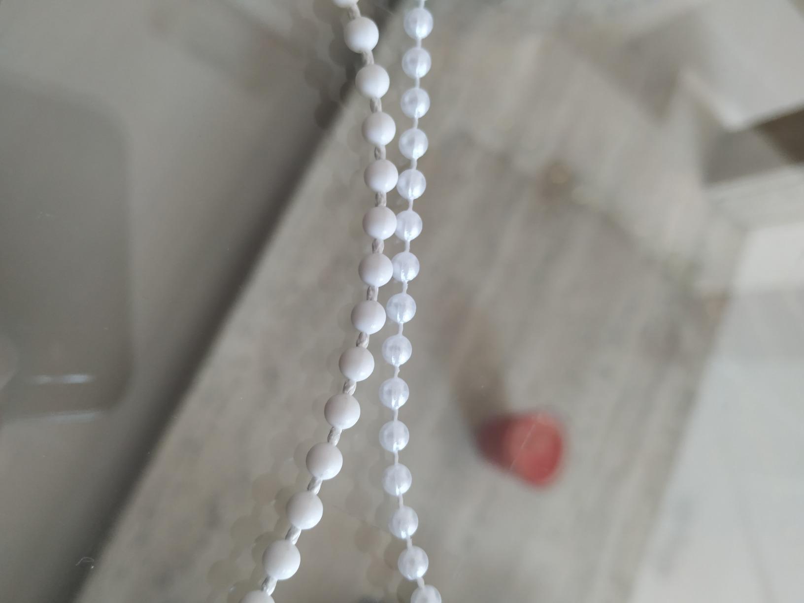 FTVOGUE Perles artificielles blanc 4 mm rouleau 40 m mariage