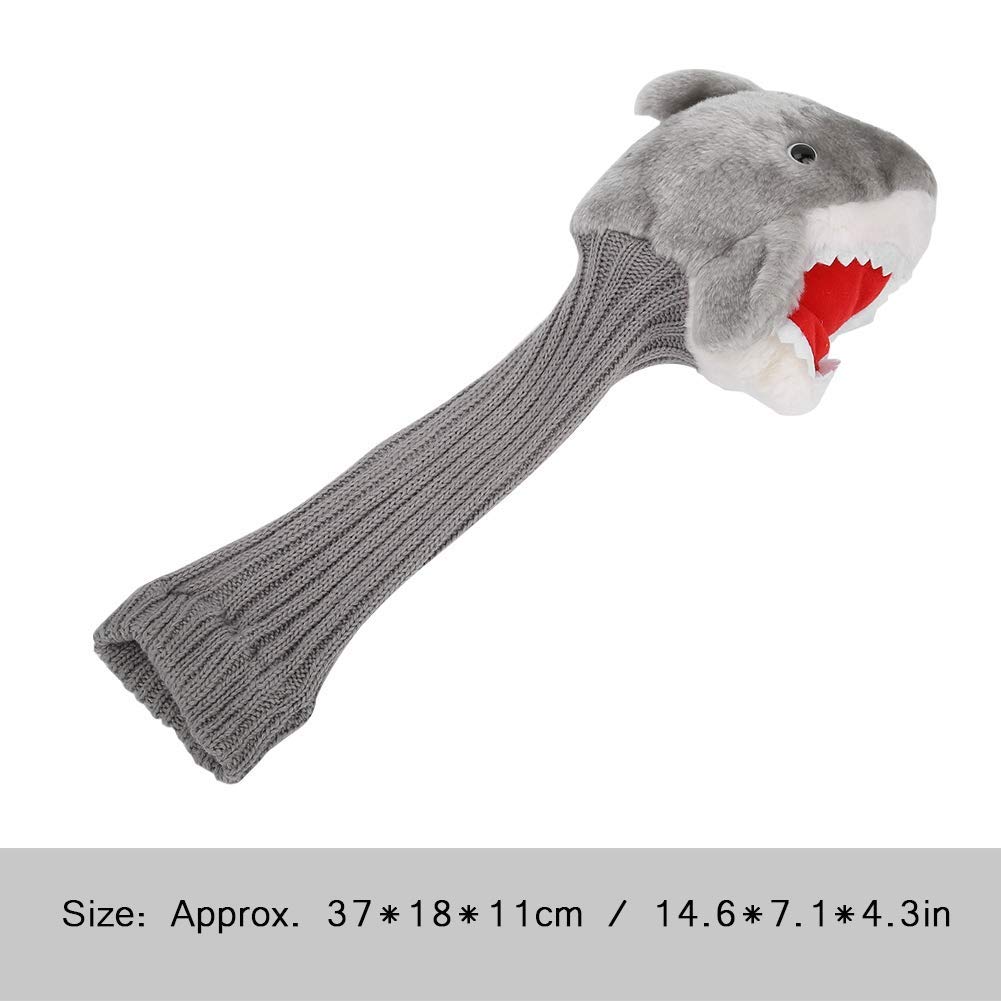 Ejoyous Housse driver golf requin peluche 37cm