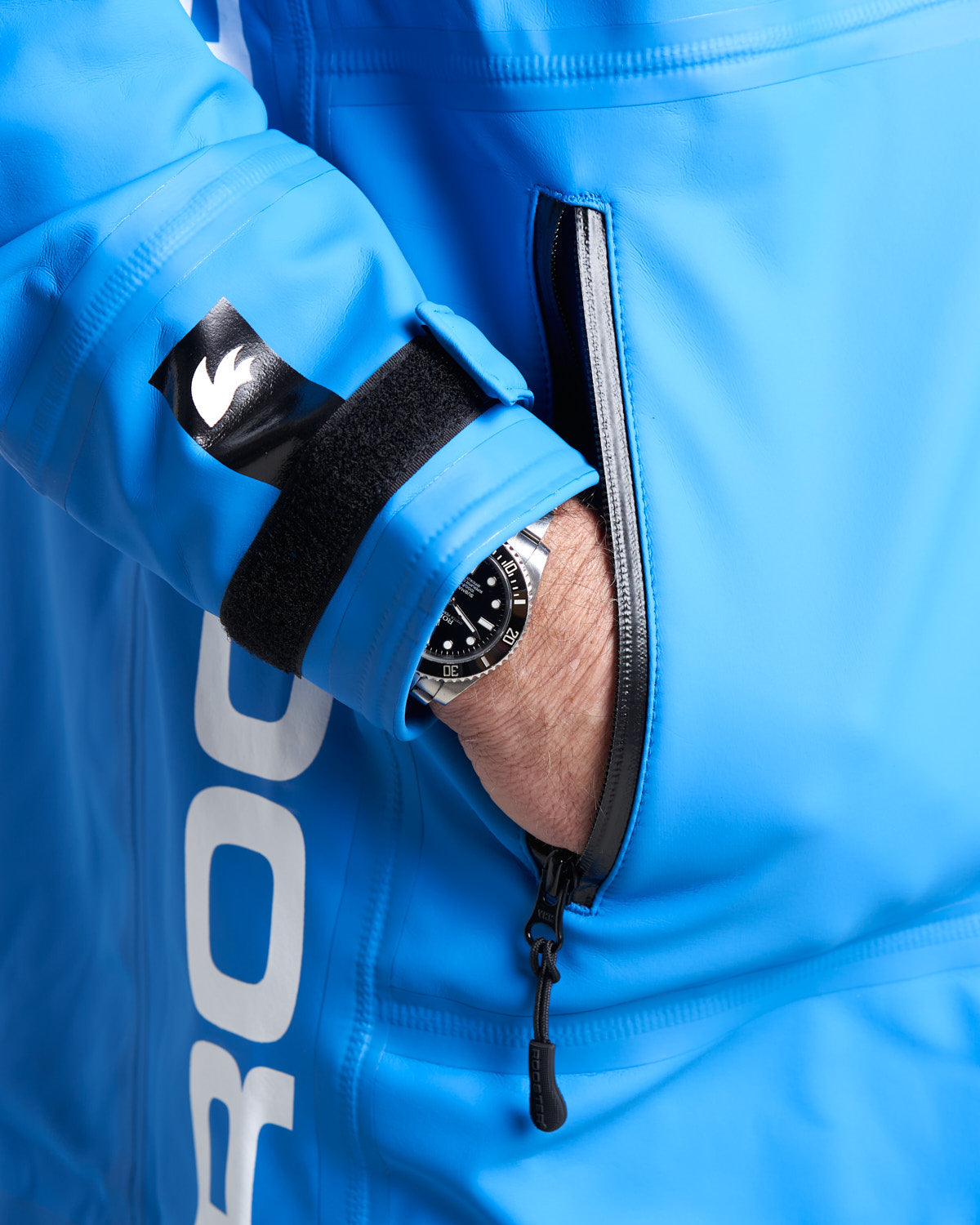 Rooster Pro Aquafleece Rigging Coat veste noire M/L
