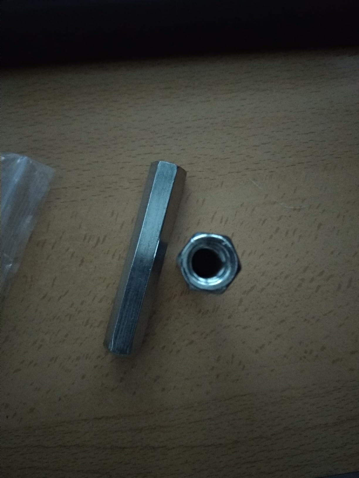 Tissting Écrous Jonction Ronds M12x1.75 50mm Inox Lot 5