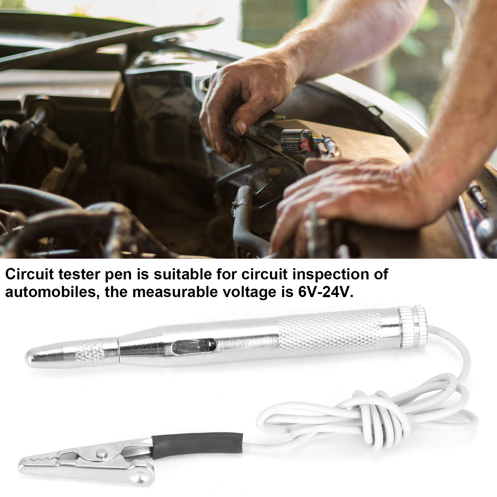 Tissting testeur circuit auto 6-24V stylo sonde clip