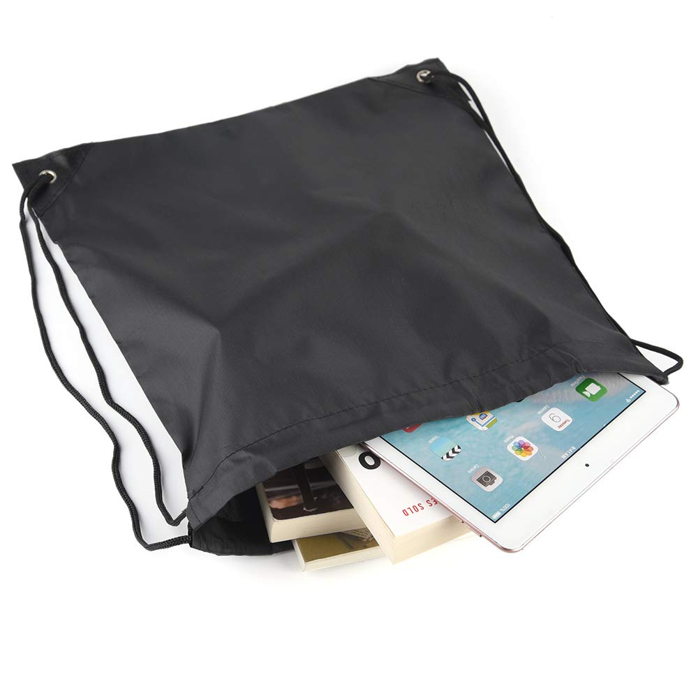 FEPITO Bags & Pouches sac cordon noir 39x34cm polyester