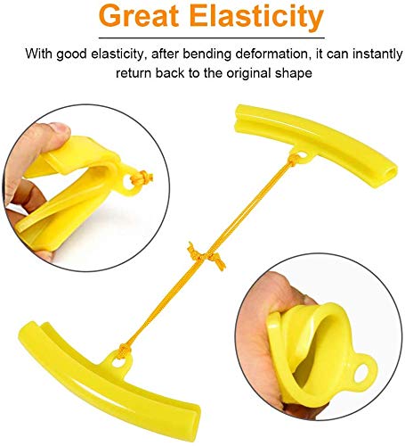 Ejoyous Protection jante protège-jante jaune 15 cm lot 5 polyuréthane