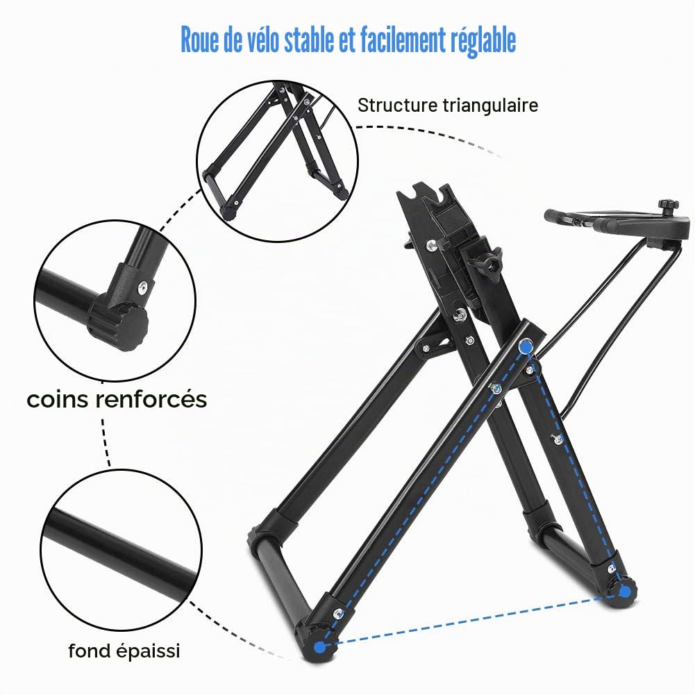 Ejoyous Sports support dévoileur roue vélo alu pliable