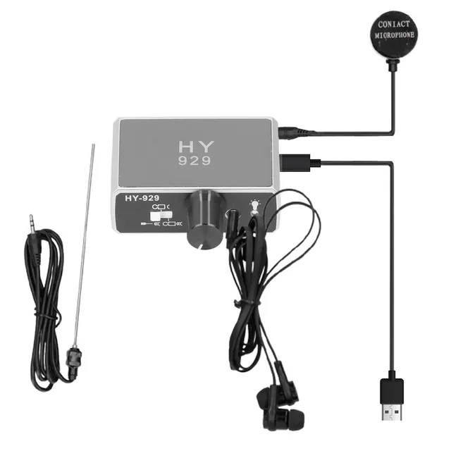 Tissting DIY Détecteur Fuite Eau Souterraine Double Sonde ABS