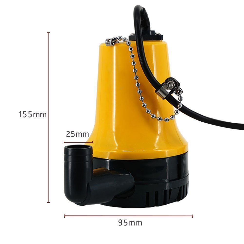 Ejoyous Garden pompe jardin 12V submersible eaux usées
