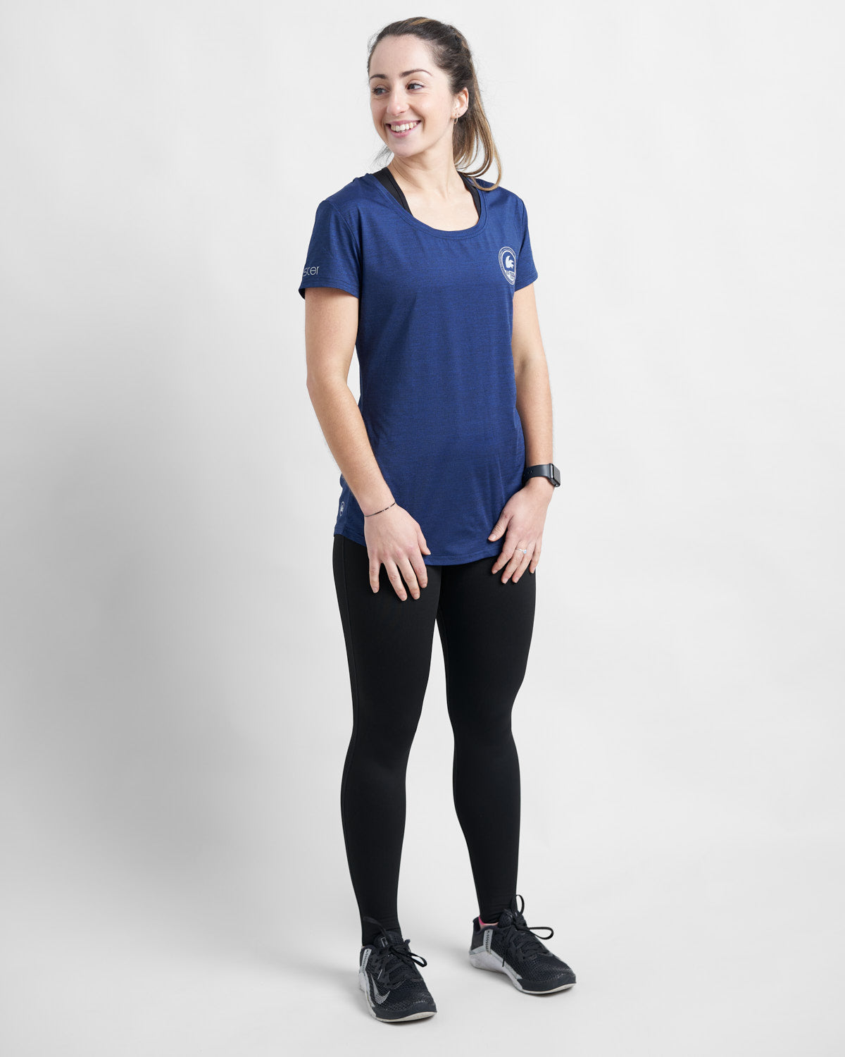 Rooster T-Shirt Femme Technique UV50+ Gris Pétrole