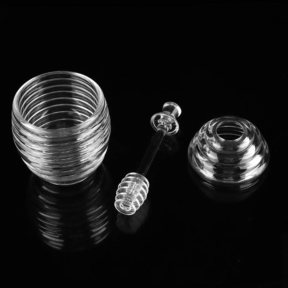 Jadeshay Pot Miel Ruche 265 ml avec Cuillère Miel