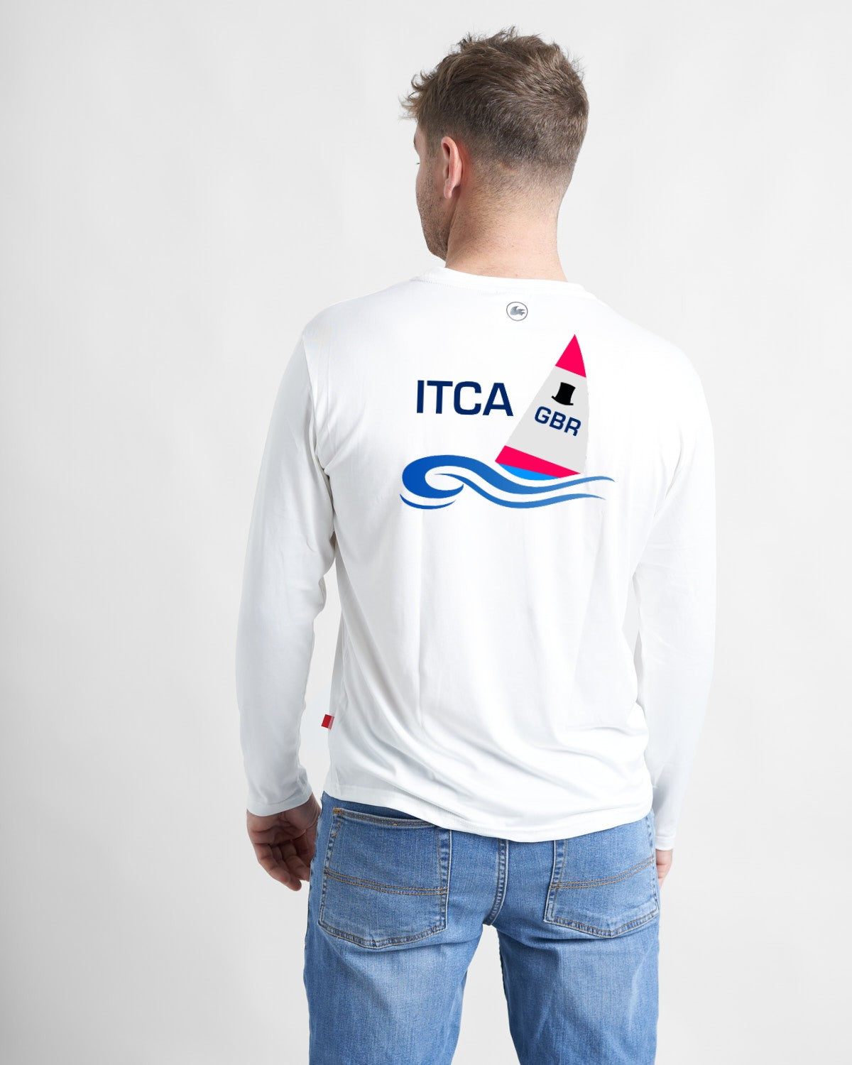 Rooster Tech Top UV50+ Manches Longues Bleu ITCA