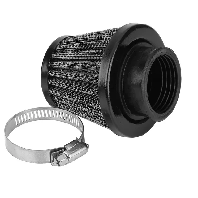 Ejoyous Filtre à air moto 38 mm noir universel