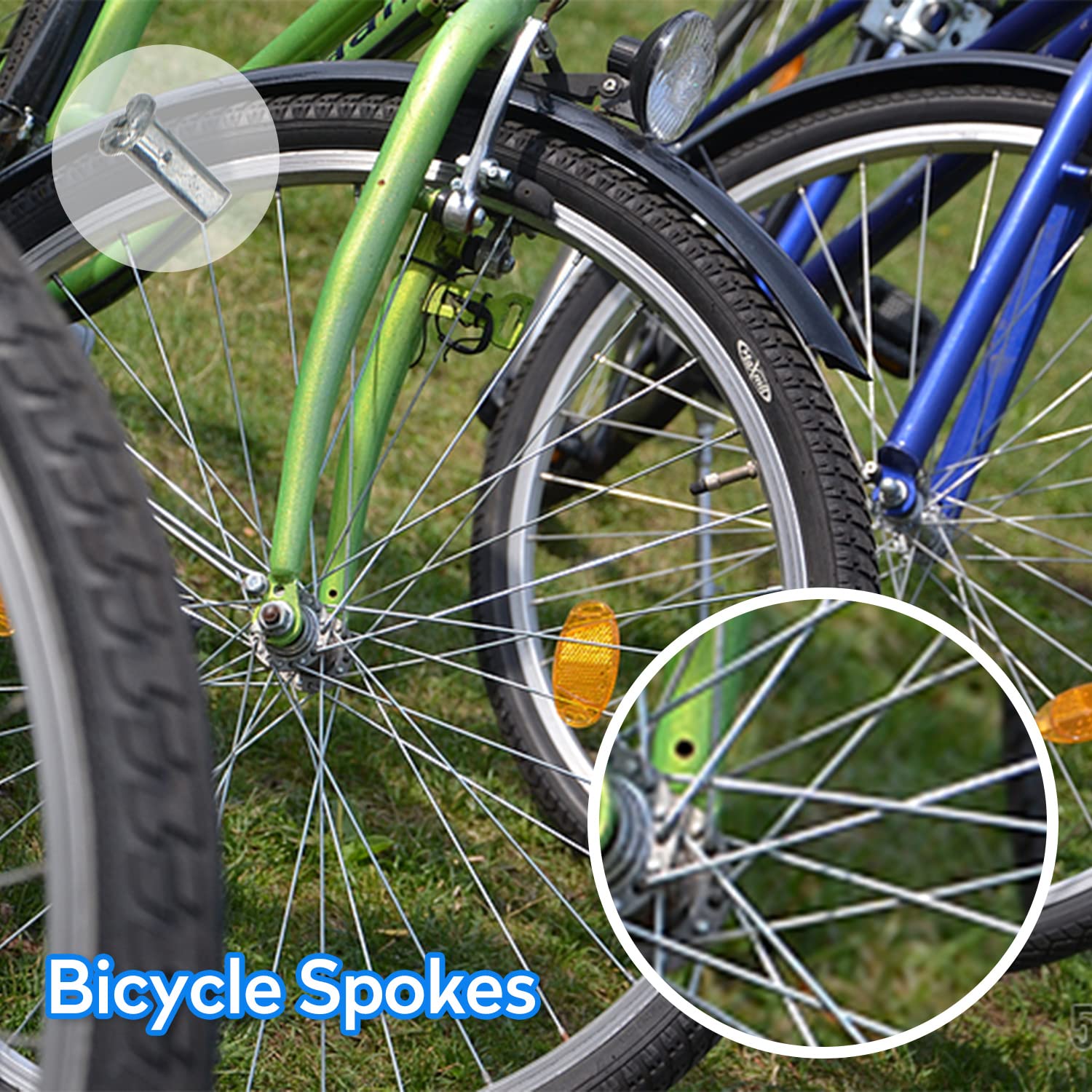 Tissting DIY rayons vélo 2,2 mm 220 mm lot 10