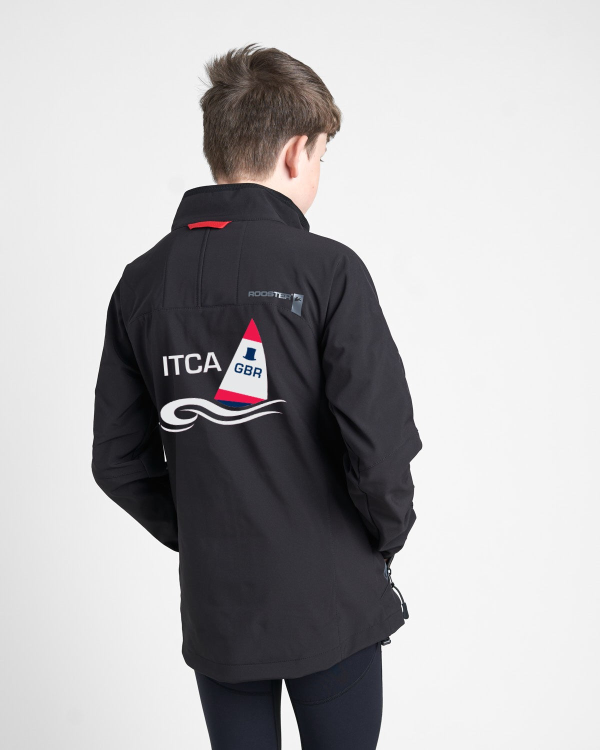 Rooster Coastal veste softshell junior sans capuche noir JL
