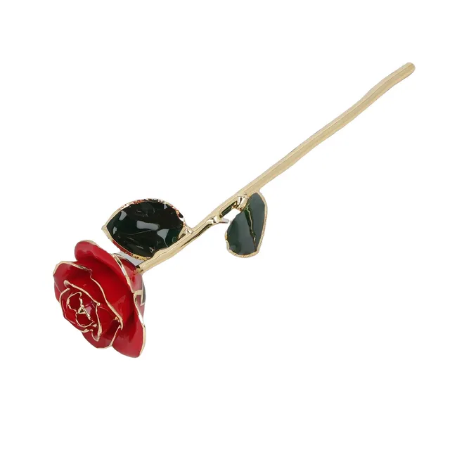 Ejoyous Living Room rose or 24K jaune doré avec support
