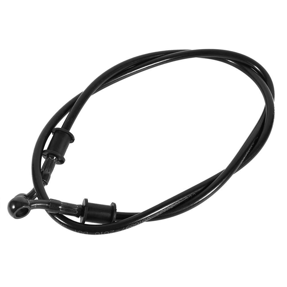 Ejoyous Tuyau frein moto acier tressé noir 600 mm