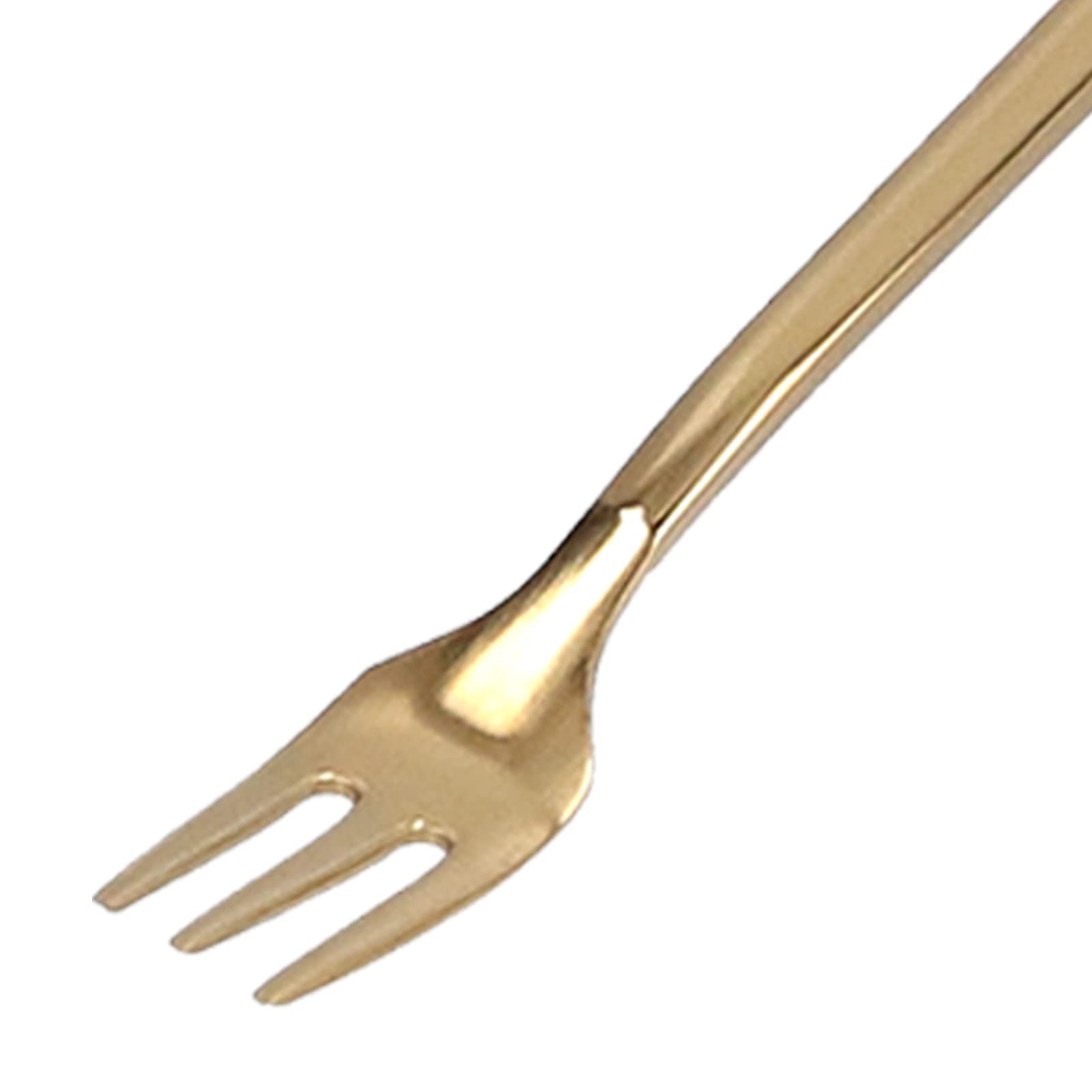 Tissting couverts dessert inox or 4 pièces longues