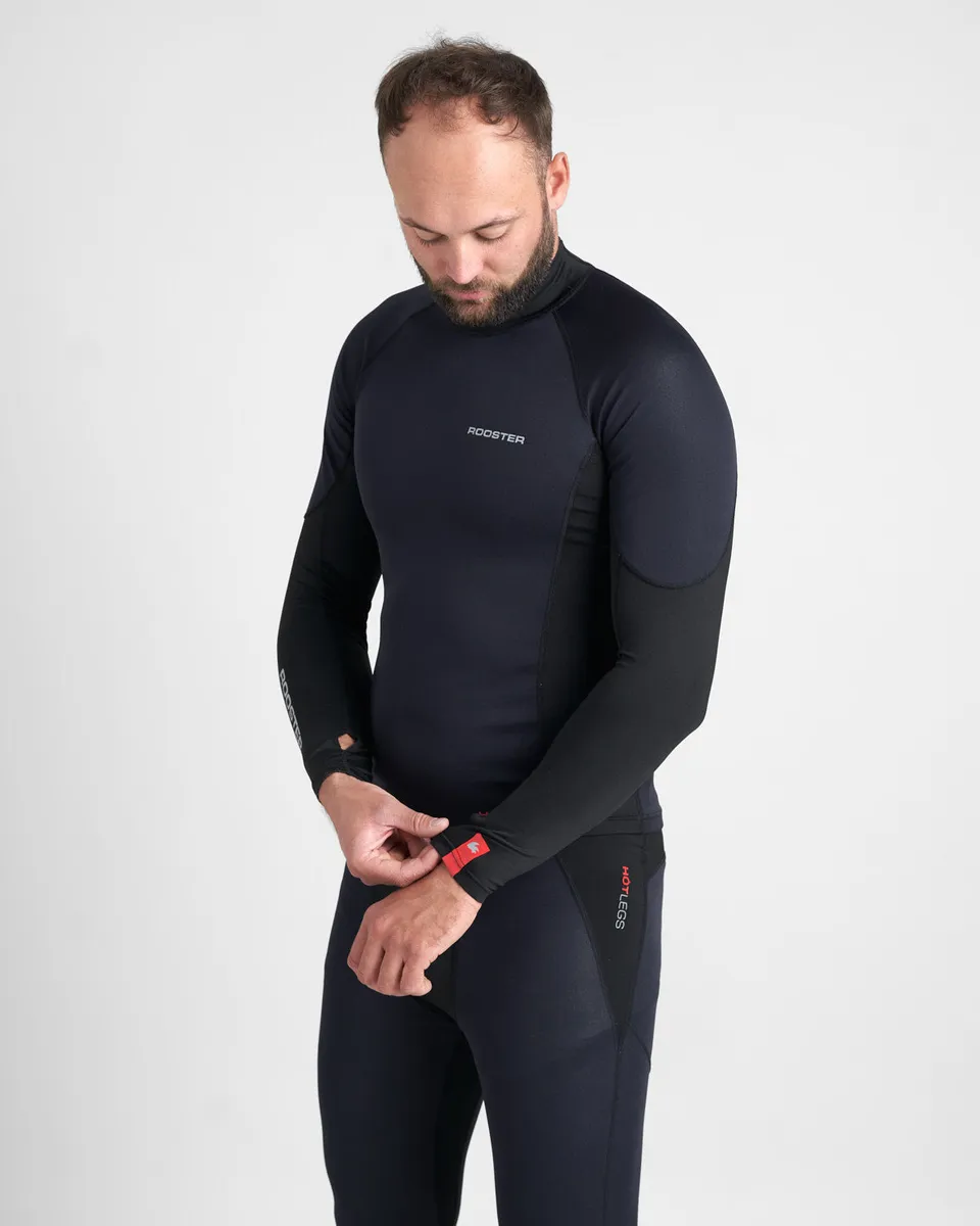 Rooster Hot Stuff Hot Top haut thermique titane Polypro