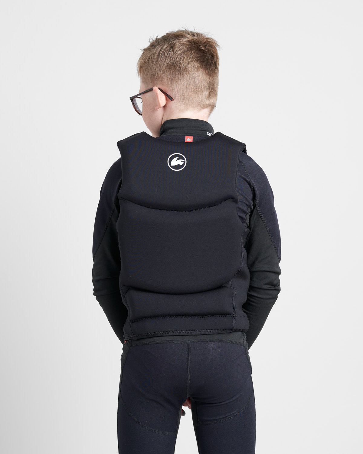 Rooster Race Armour gilet voile junior noir 2XS