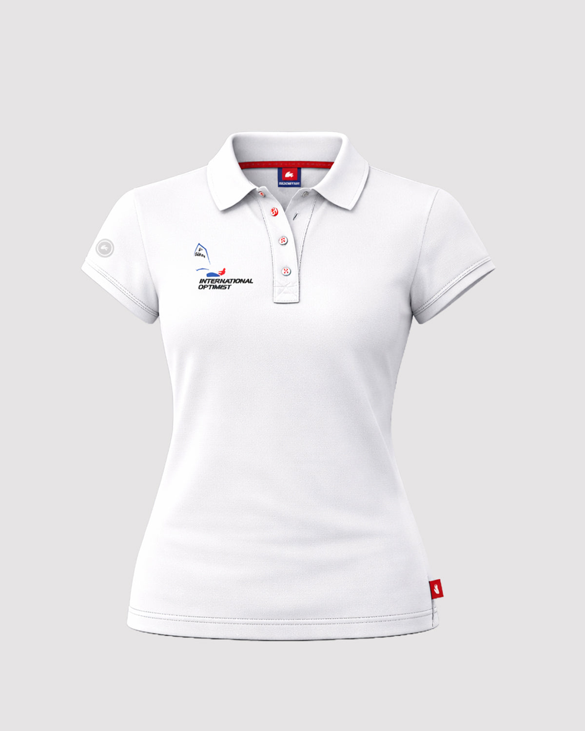 Rooster Technical Casual IOCA GBR polo technique blanc femme UK10