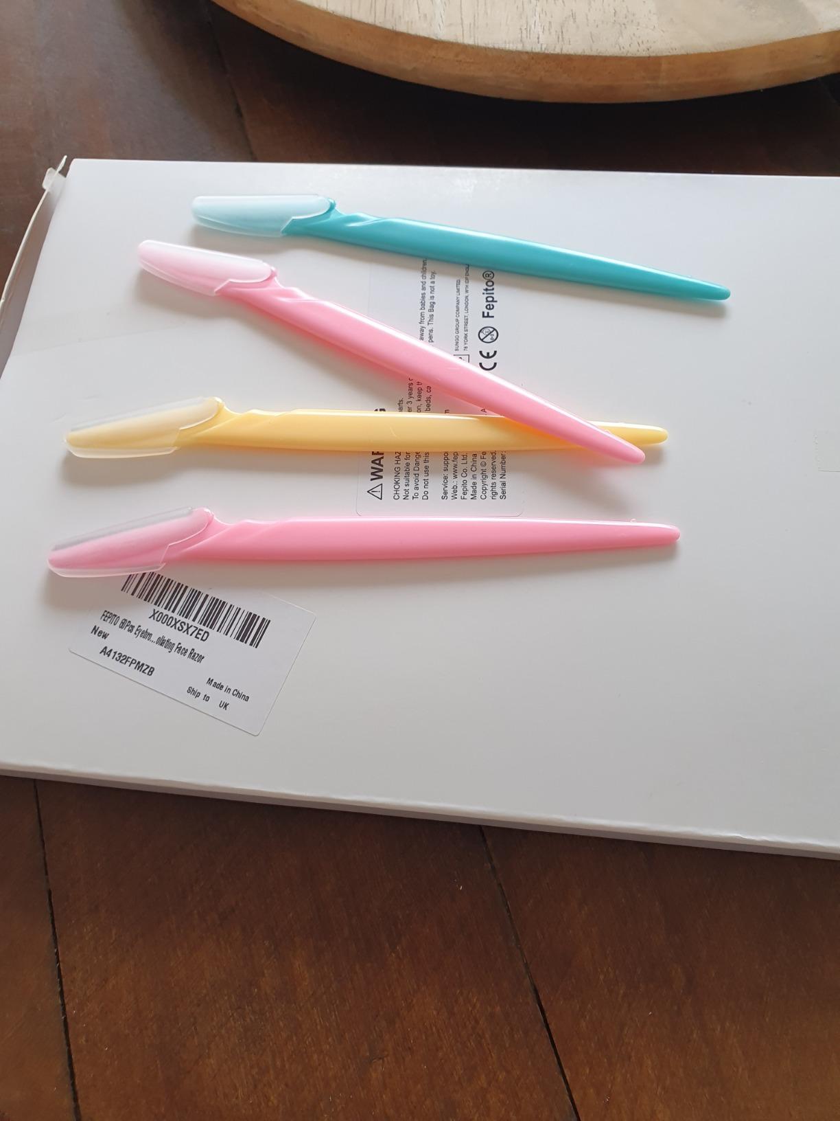 Fepito Home rasoir sourcils inox lot de 20